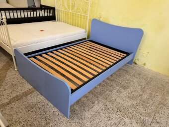 Hezká modrá postel-letiště 120x200 komplet - 4