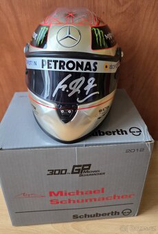Michael Schumacher originální autogram na helmě 1:2 - 4