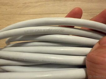 S/FTP CAT.8 26AWG - 8.1 Class 1-40000 Mbit/s 10 metrů bílá - 4