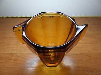 Art Deco úžasná ambrová váza Rudolf Schrötter. - 4