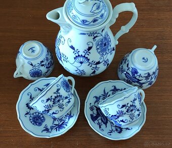 Prodám čajovou porcelánovou sadu Cibulák - 4
