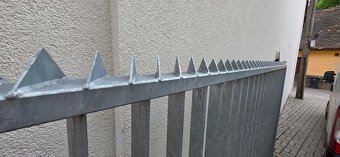 Brána a branka - žárově  zinkované - 4