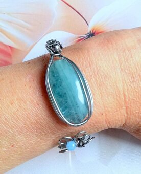 náramek Akvamarín - 4