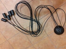 2 ks závěsná lampa SPINNER 5 (pavouk); černá - 4