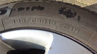 4 x ALU kola Škoda Octavia 15, GoodYear 3,5mm - 4