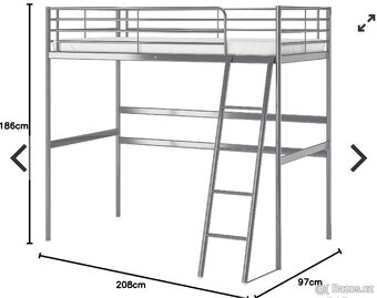 Ikea postel Svärta - 4