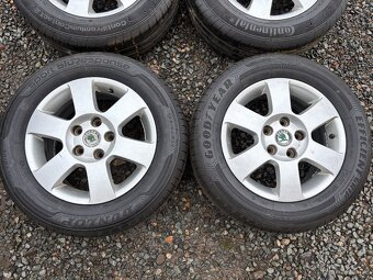 Alu orig letní sada Škoda 5x112 6J ET47 195/65 R15 - 4