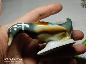Stará porcelánová kachna značky Goebel - kolorvaná cca 1940 - 4