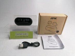 APW Shpunty, BT5.0 sluchátka, 4/15 Hodin, Černá - 4
