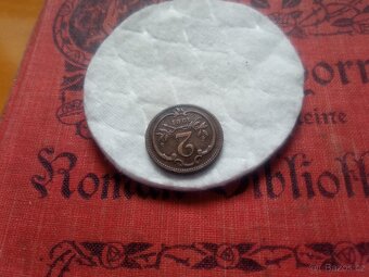 VZÁCNÝ 2 HELLER 1901 FR.JOSEF - 4