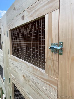 Králíkárna čtyři kotce. - 4