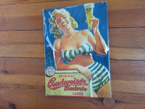 Retro plechové cedule Budvar - 4