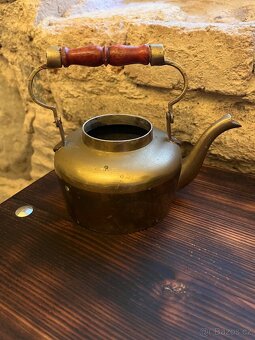 Stará mosazná konvička - 4