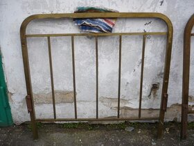 2 páry mosazných starožitných postelí - 4