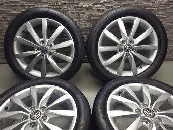 17" Originál VW Dijon 5x112 Golf 7 letní sada - 4