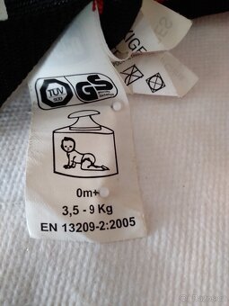 Dětské nosítko CHICCO, nosnost 3,5 až 9kg, 100% Polyester 5 - 4