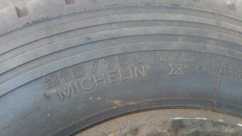 Pneu 215/75R17,5 Michelin XDE2, M+S s diskem. - 4