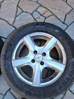 Alu disky Renault Megane + letní pneu 15" - 4