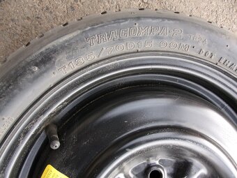 Rezerva (úzká) Nissan, disk 4x15 4x100x60, pneu 135/70/15 - 4