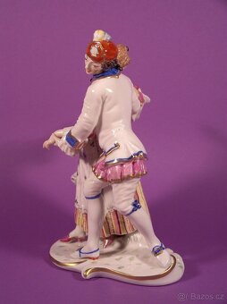 Stará porcelánová figurka z Nymphenburgu - 4