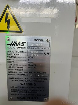 Obráběcí centrum Haas VF-2 - 4