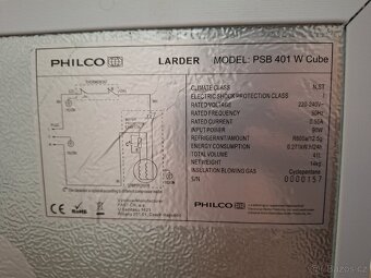 Lednička - Philco PSB 401 W cube - 4