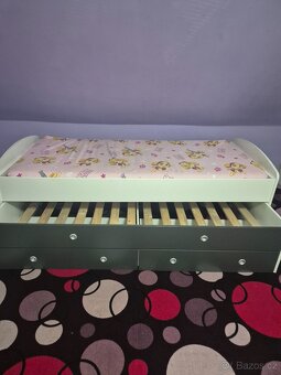 Dětská postel s přistýlkou a úložným prostorem - 4