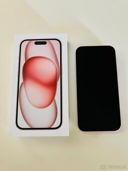 iPhone 15 128 GB – růžový - Nové ochranné sklo - 4