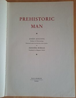 Kniha PREHISTORIC MAN Josef Augusta Zdeněk Burian - 4