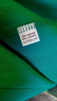 Nové, dámské, zelené šaty, viskoza, Móda Prostějov, vel.48 - 4