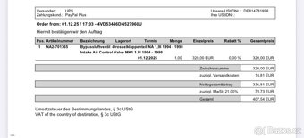 IACV ventil Mazda MX5 NA 1,8 - 4