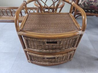 Ratanová sedací souprava - 4