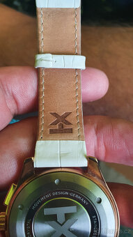 Hodinky TIMEX model T3C505 White and Gold color - 4