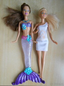 Panenky BARBIE - 2x MATTEL - zachovalé , cena celkem - 4