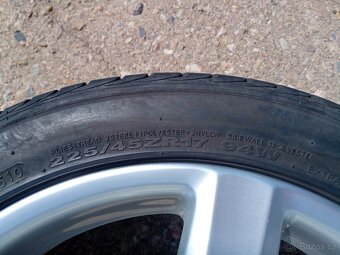 Sada alu kol 5x112 ET 54 vč. pneu 225/45 R 17 - 4