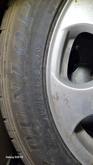 ORIG ALU AUDI A4,5X112 - 205/55/16 91W ET 42 LETNÍ Č - 22 - 4
