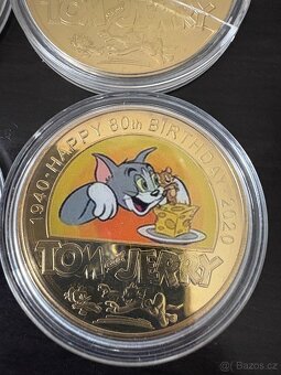 Prodám kovové mince s motivem Tom a Jerry - 4