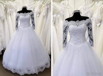 NOVÉ LUXUSNÍ svatební šaty VESTIGO - 4