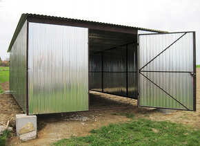 Plechová garáž 4x5m - 4