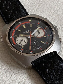 Pánské hodinky Longines Diver Chrono Valjoux 72, top stav, s - 4