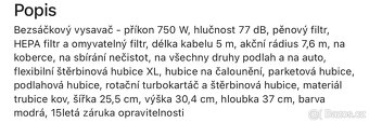 Bezsáčkový vysavač Rowenta - 4