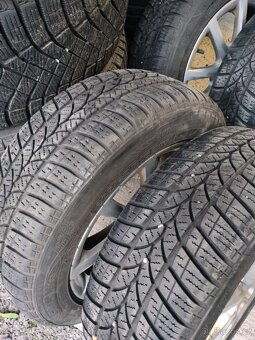 4ks alu disky orig. Škoda 5x112 r16 pneu 205/55 r16 6mm - 4