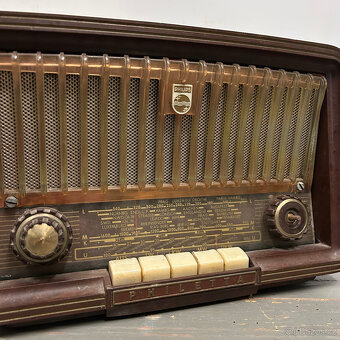 Bakelitové rádio Philips Philetta, typ BD 254 U - 4