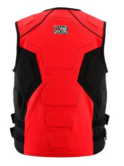 Motocross Softshell Vesta S Chraničmi Aj Iné Športy - 4