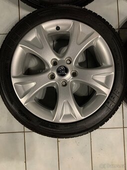 Alu kola Škoda R17 5X112 ZÁNOVNÍ LETNÍ PNEU 225/45 PALLAS - 4
