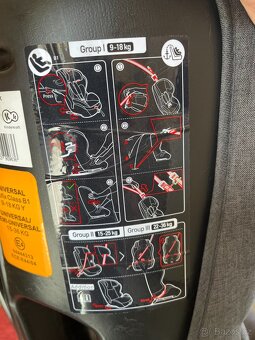 Autosedačka Kinderkraft isofix 9kg - 36kg - 4