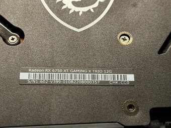 Radeon RX 6750XT Gaming X Trio 12GB - 4