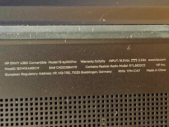 HP Envy x360 Model 13-ay0001nc - Kompletní tělo bez víka - 4