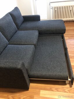 Rozkládací sedačka s úložným prostorem - 4