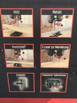 vrtačka stolní, Parkside, NOVÁ, nepoužitá - 4